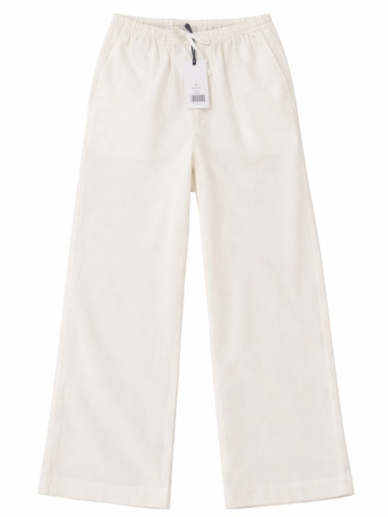 Onia Pants - Onia Wide-Leg Pants in Off-White/Cream